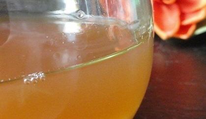 Kombucha mit charakteristischem Geschmack - leicht süßsauer.